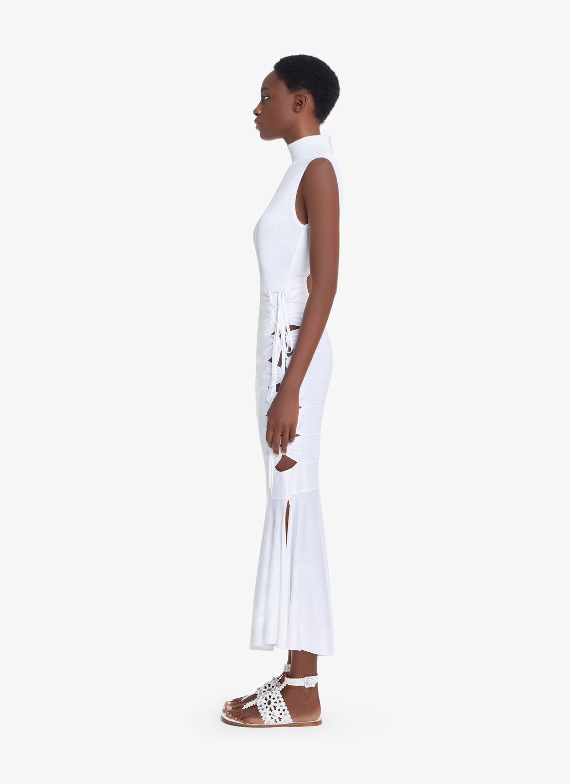 EDITION 1986 SLEEVELESS BODYSUIT ALAÏA WHITE EDITION 1986 SLEEVELESS BODYSUIT